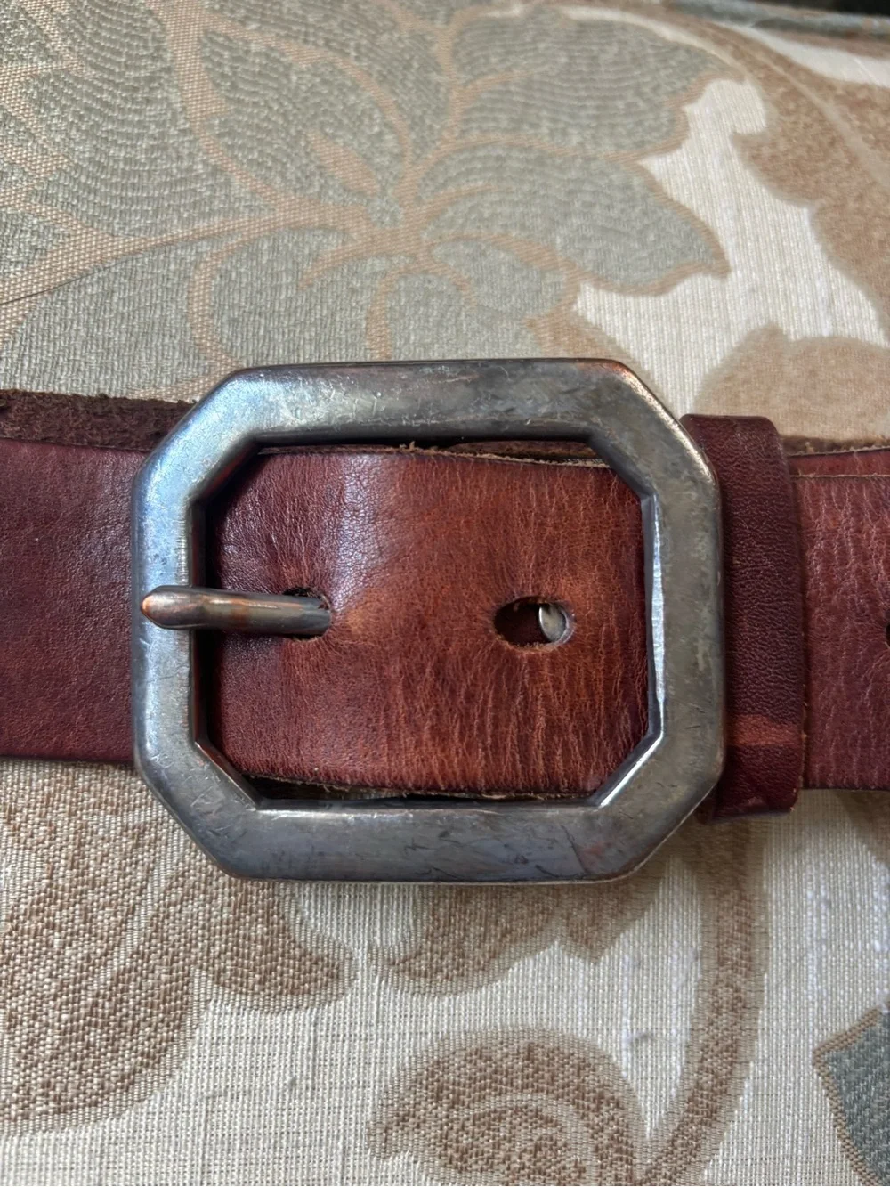 Vintage True Religion Leather Belt, size 32